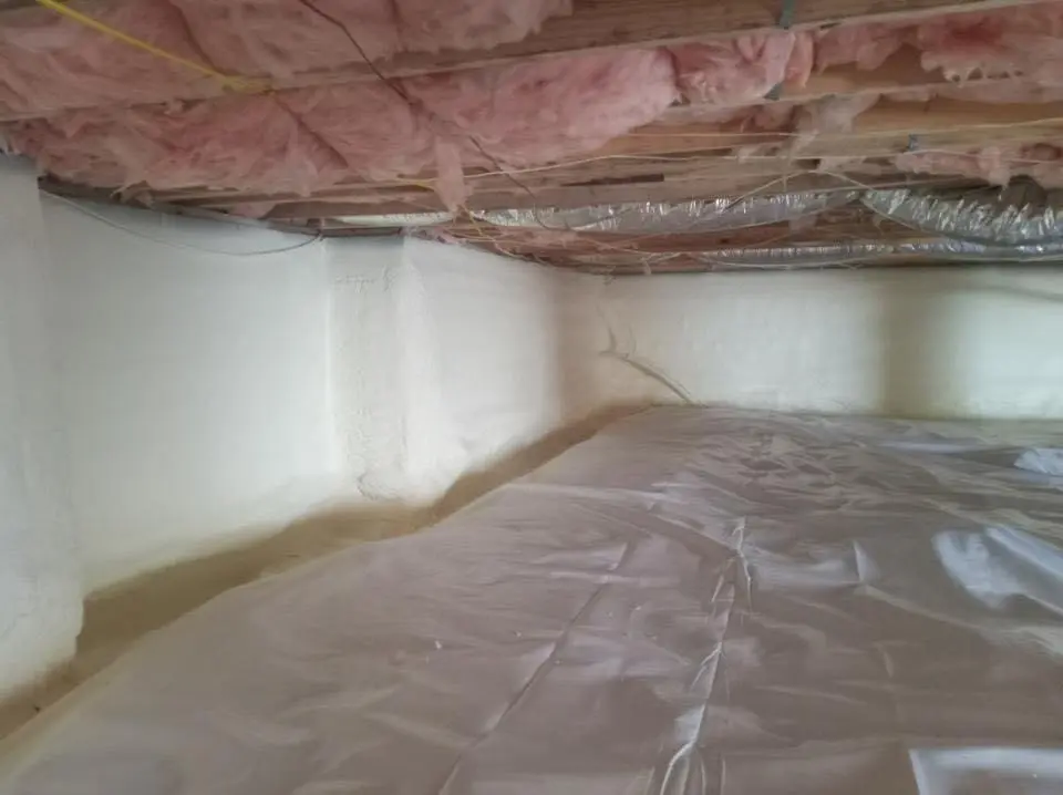 Crawl space encapsulation with closed-cell spray foam for Metal Roof Coating in Tuscumbia